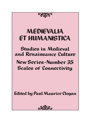 cover image of Medievalia et Humanistica, No. 35